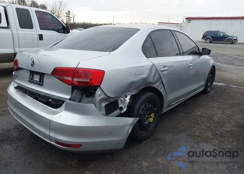 2015 Volkswagen Jetta 2.0L S из США, поврежденный, VIN 3VW2K7AJ9FM289966